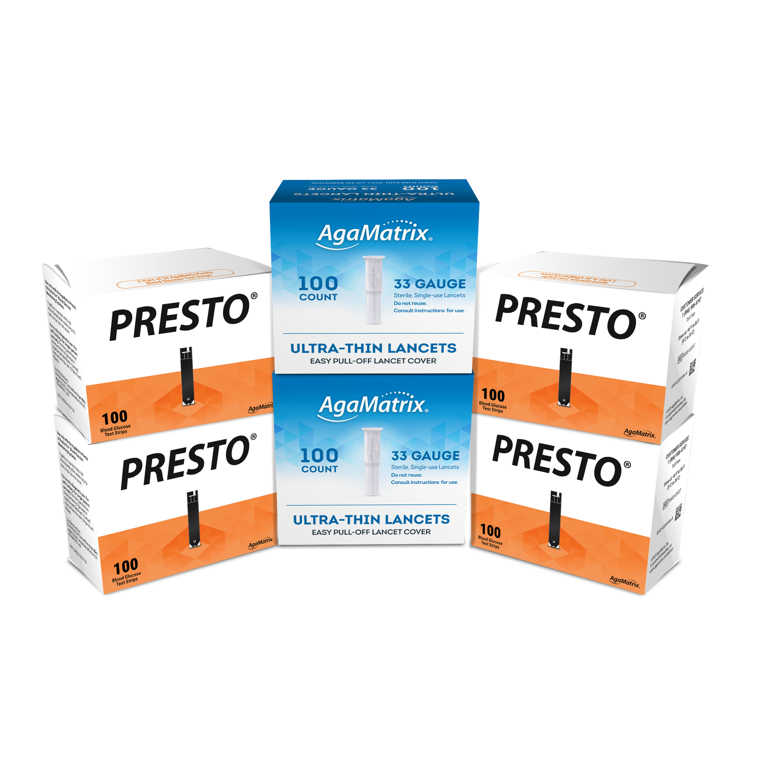 AgaMatrix Presto Test Strip Super Value Pack — AgaMatrix